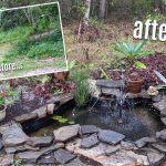 build a small backyard pond iwth a preformed liner