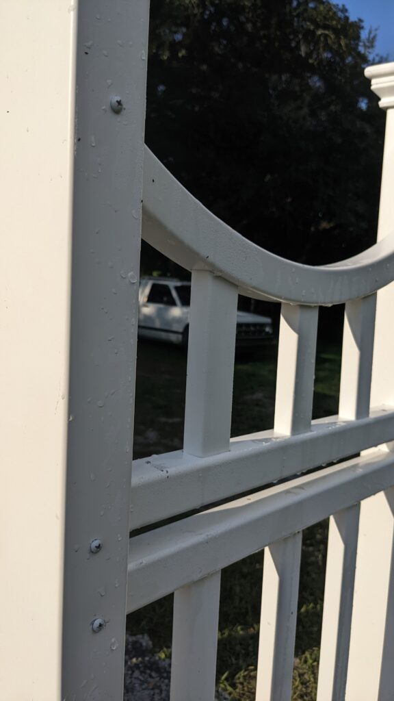 3" (longer) screws in side railings